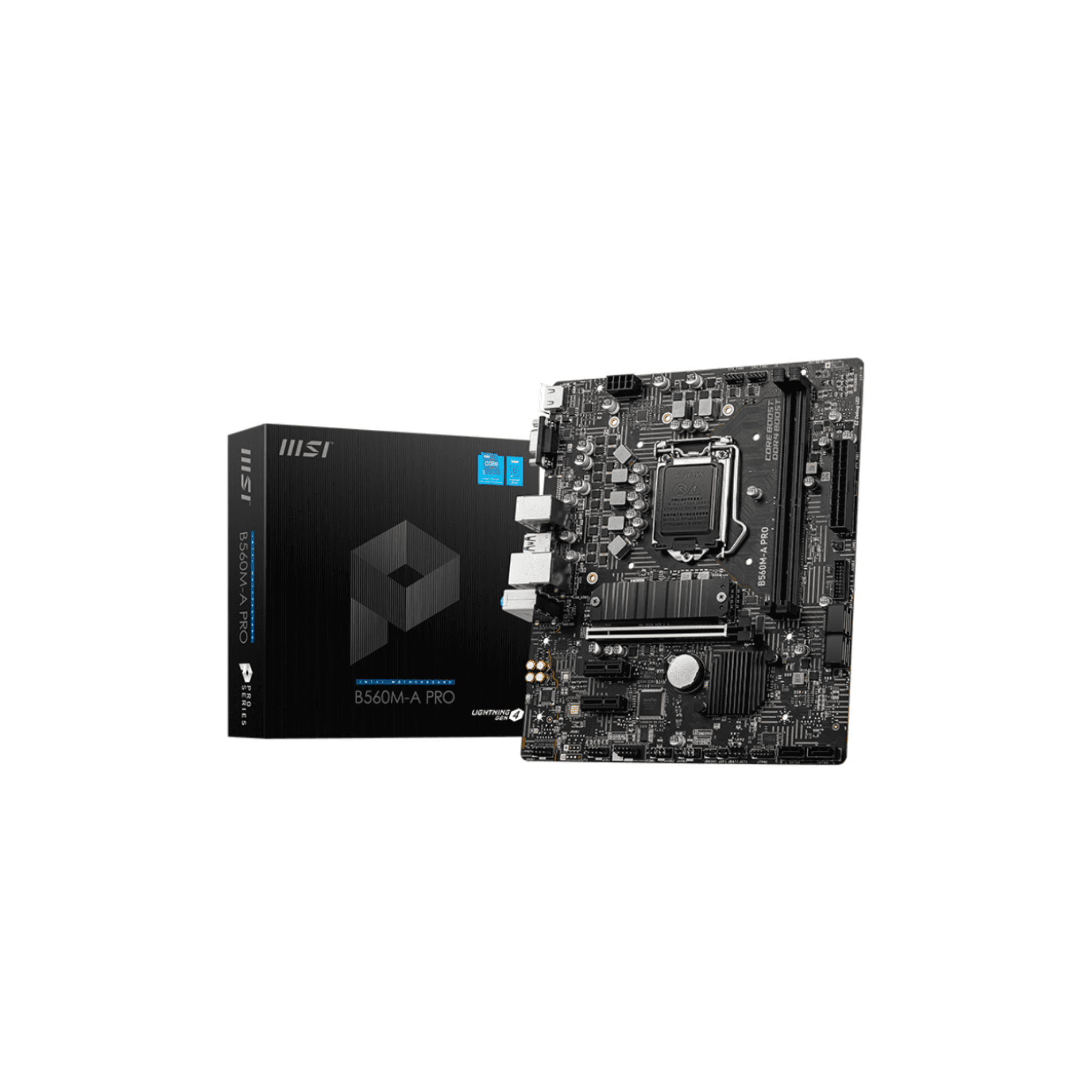 MSI B560M-A Pro LGA1200 MATX Motherboard MSI B560M-A Pro LGA1200 MATX Motherboard